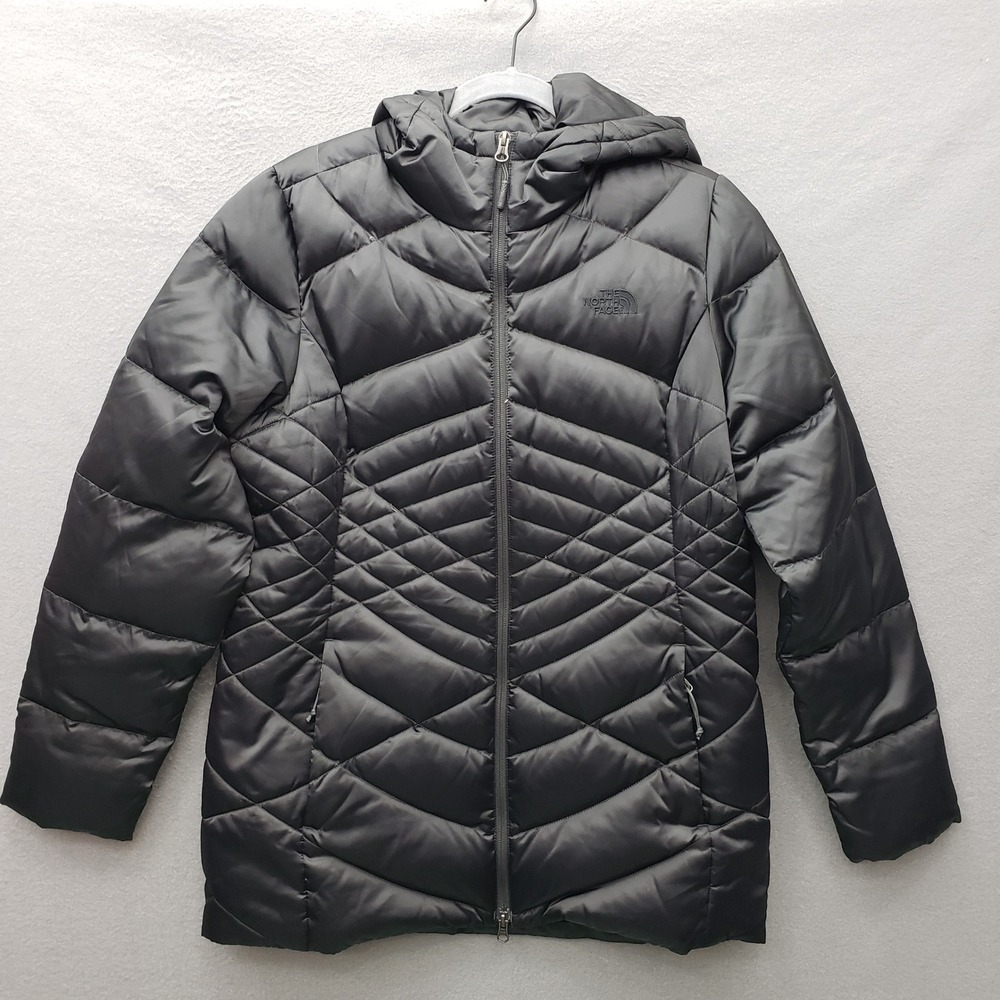 The North Face Aconcagua 550 Hooded Down Jacket Black Winter Outdoor Size L